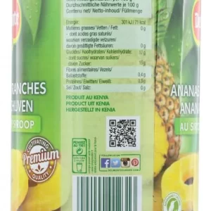 Del Monte Ananas Scheiben Gezuckert 9