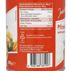 Jeden Tag Pfirsichspalten Leicht Gezuckert 9