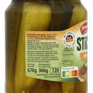 Hengstenberg Sticksi Gurkenviertel Süß-würzig 9
