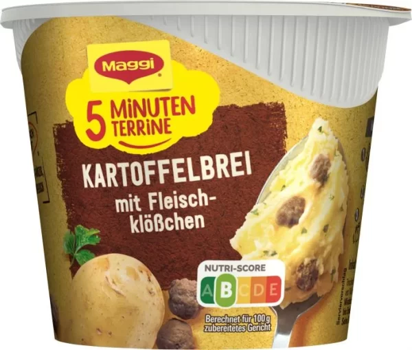 Maggi 5 Minuten Terrine Kartoffelbrei Mit Fleischklößchen 3