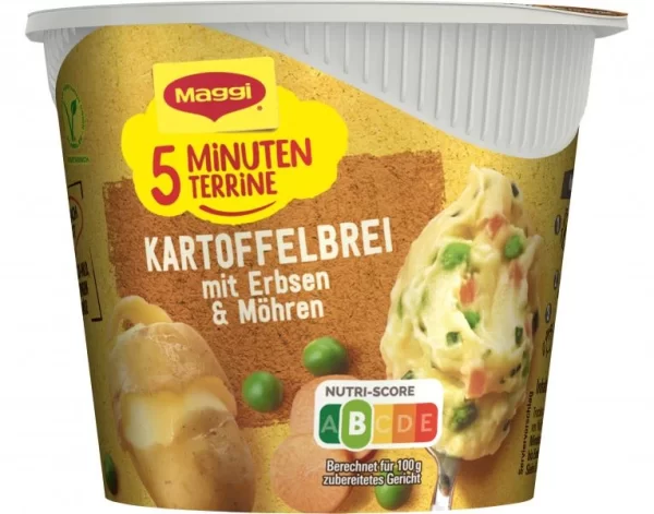 Maggi 5 Minuten Terrine Kartoffelbrei Mit Erbsen & Möhren 3