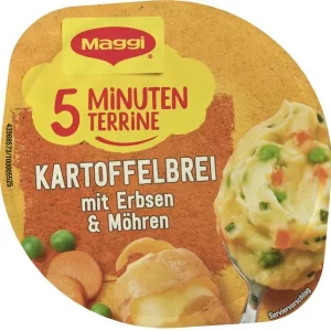 Maggi 5 Minuten Terrine Kartoffelbrei Mit Erbsen & Möhren 11
