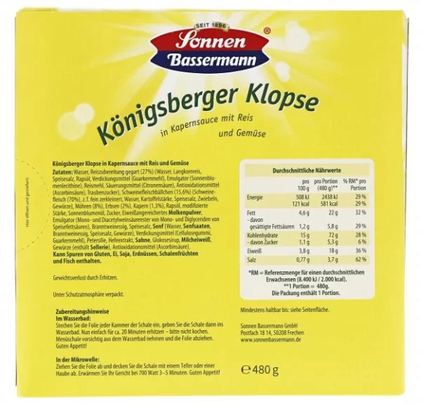 Sonnen Bassermann Königsberger Klopse 3