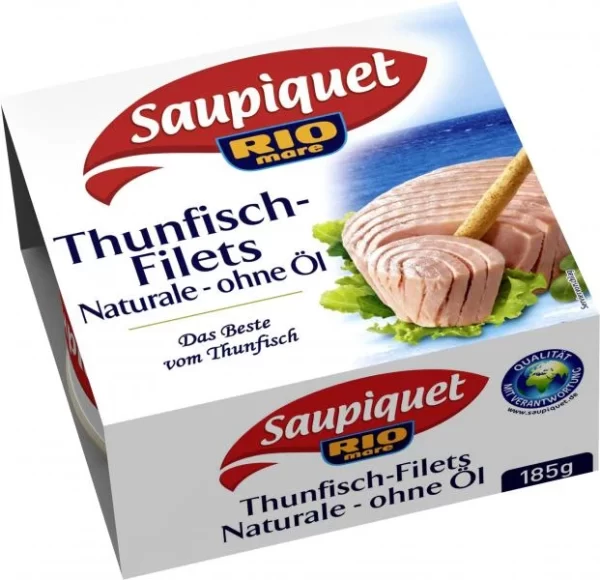 Saupiquet Thunfisch-Filets Naturale Ohne Öl 1