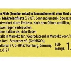 La Miranda Makrelenfilet In Sonnenblumenöl 10