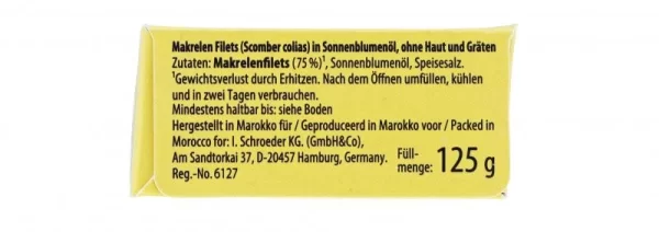 La Miranda Makrelenfilet In Sonnenblumenöl 4