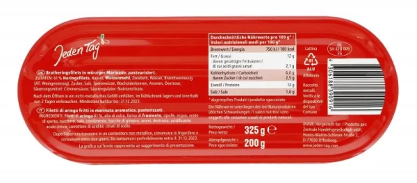 Jeden Tag Bratheringsfilets In Würziger Marinade 3