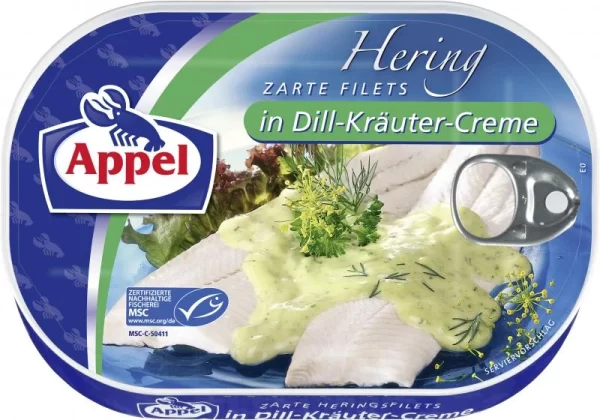 Appel Heringsfilets In Dill-Kräuter-Creme 1