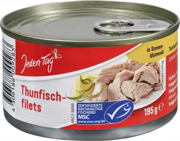 Jeden Tag Thunfischfilets In Öl 1