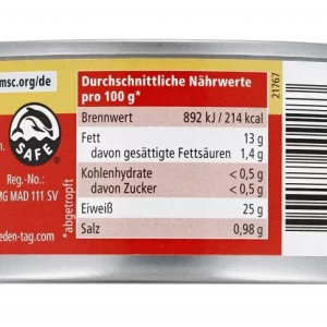 Jeden Tag Thunfischfilets In Öl 12