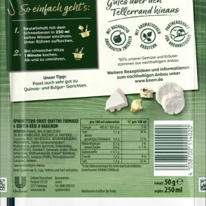 Knorr Spaghetteria Sauce Quattro Formaggi 6