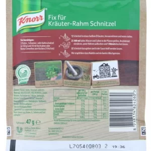 Knorr Fix Kräuter-Rahm Schnitzel 6