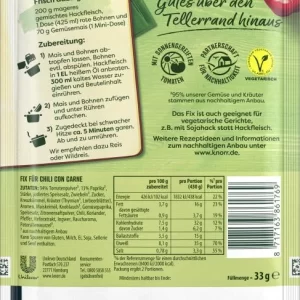 Knorr Fix Chili Con Carne 6