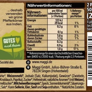 Maggi Pfeffer Sauce 6