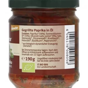 Campo Verde Demeter Gegrillte Paprika In Öl 7