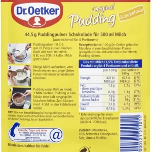 Dr. Oetker Original Pudding Schokolade 6