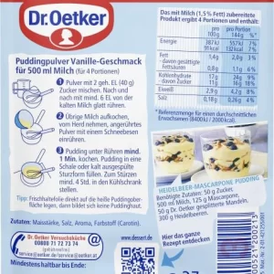 Dr. Oetker Original Pudding Vanille 6