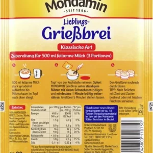 Mondamin Lieblings-Grießbrei Klassische Art 6