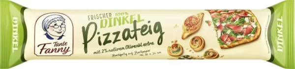 Tante Fanny Frischer Dinkel Pizzateig 1