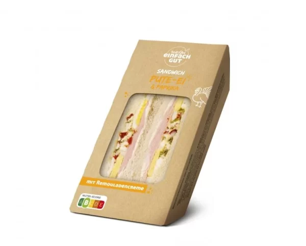 Natsu Einfach Gut Sandwich Pute-Ei & Paprika 1